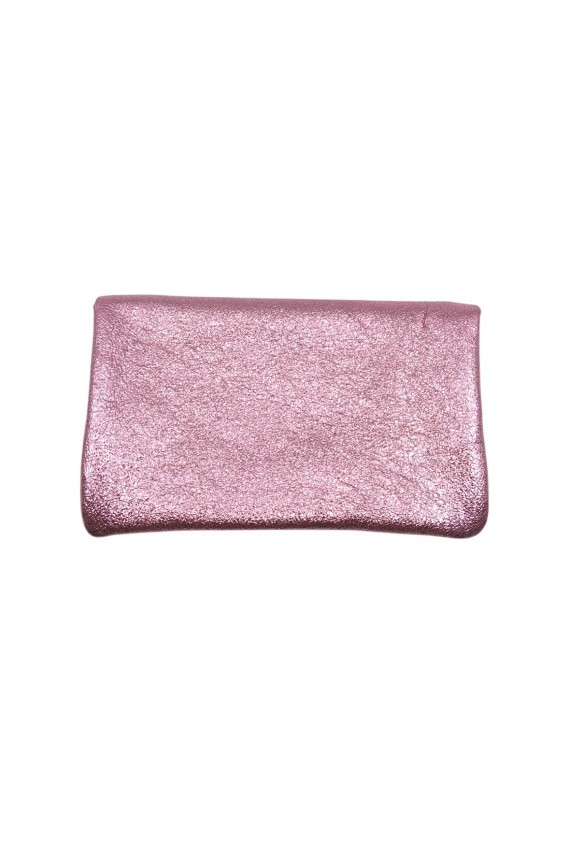 Monedero de piel en patch de colores con acabado brillante Samarkanda