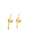 Pendientes boho artesanales bañados en oro 24k – SamarkandaOnline