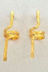 Pendientes boho artesanales bañados en oro 24k – SamarkandaOnline