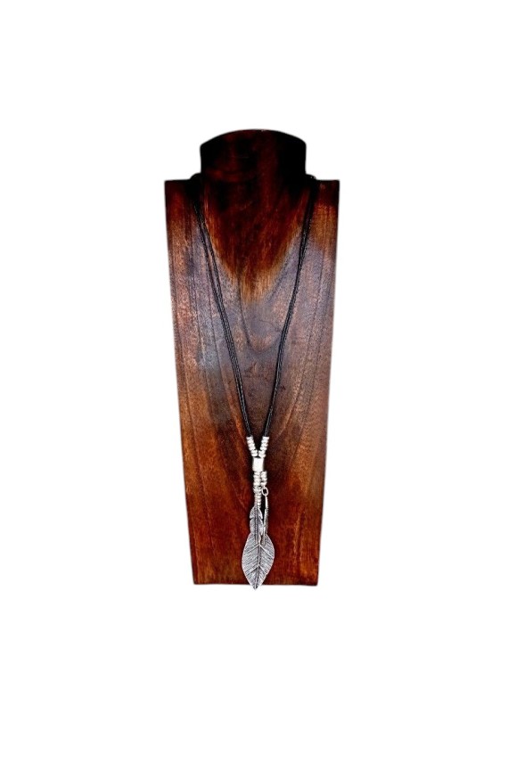 Collar Encerado hojas Leaf Collar Encerado hojas Leaf