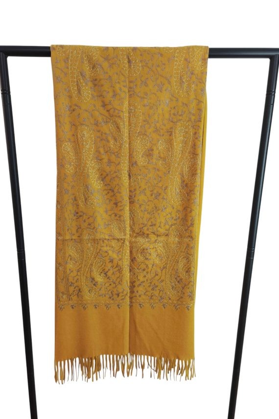 Pañuelo cachemir con flecos en varios colores Samarkanda