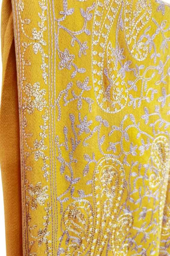 Pañuelo cachemir con flecos en varios colores Samarkanda