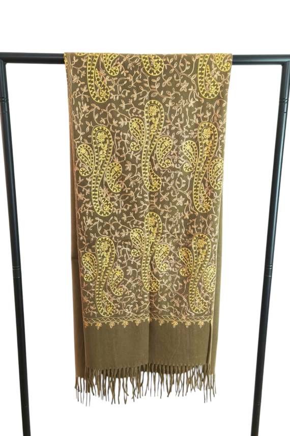 Pañuelo cachemir con flecos en varios colores Samarkanda