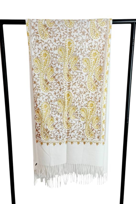 Pañuelo Pashmina Cashmere Hilo dorado