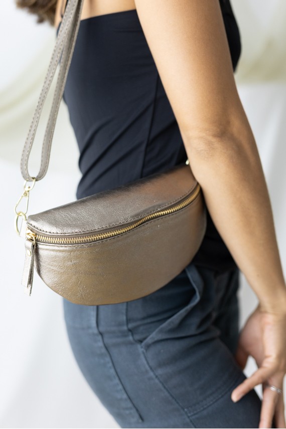 Riñonera Piel Sheeran brillo Riñonera Piel Sheeran brillo