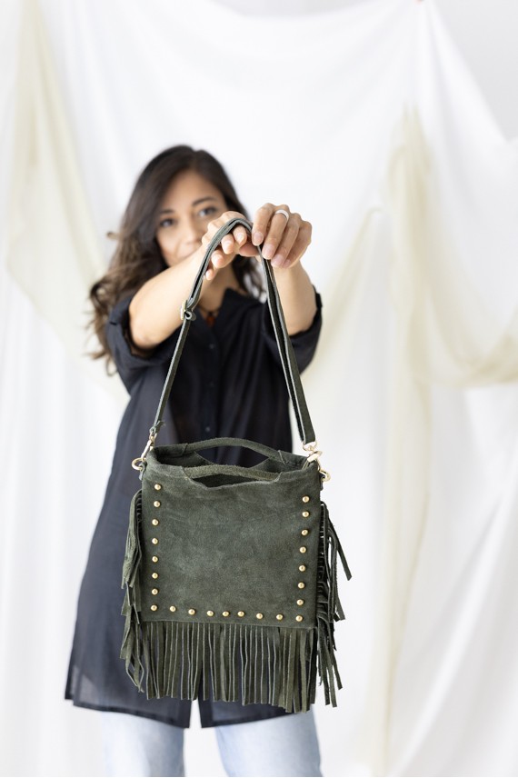Bolso Piel Tachuelas Amazonia Bolso Piel Tachuelas Amazonia