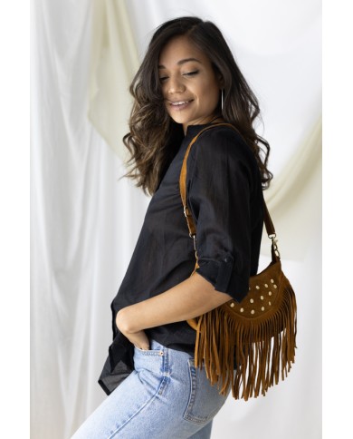 Bolso Tachuelas y Flecos Kila