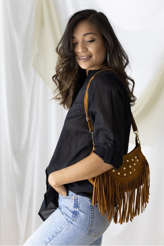 Bolso Tachuelas y Flecos Kila Bolso Tachuelas y Flecos Kila