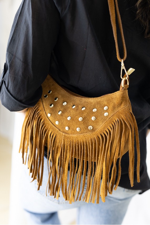 Bolso Tachuelas y Flecos Kila Bolso Tachuelas y Flecos Kila