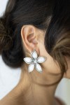 Pendientes Zamak Flor Grecanico