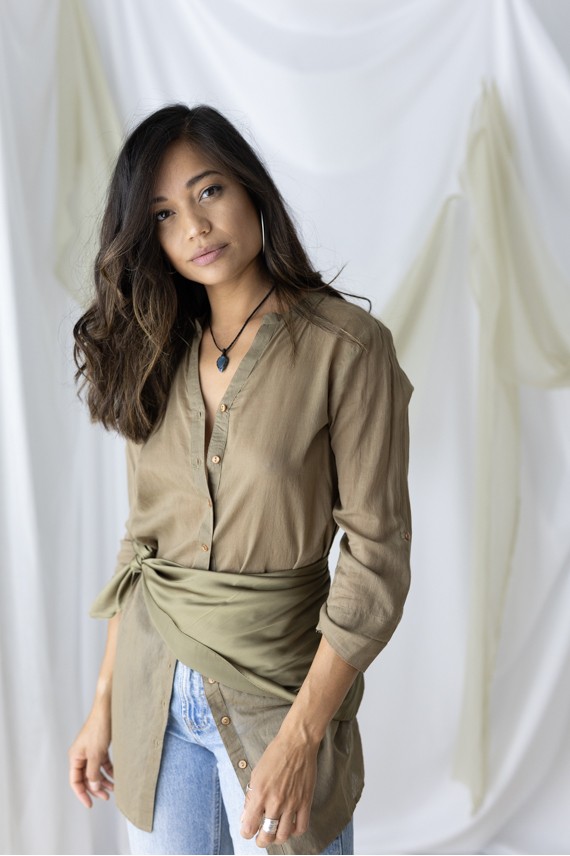 Pañuelo básico liso en poliéster varios colores