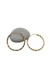 Aros plata trenzados Oro