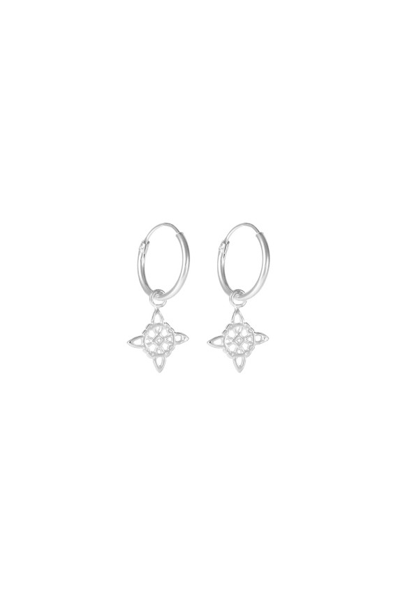 Pendientes Aro plata Nudo Brujas Wicca Pendientes Aro plata Nudo Brujas Wicca