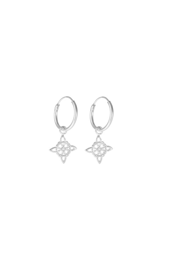 Pendientes Aro plata Nudo Brujas Wicca Pendientes Aro plata Nudo Brujas Wicca