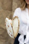 Bolso Fiesta Bordado Floral Rígido