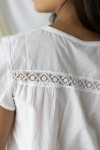 Blusa algodón Blanca Lumi