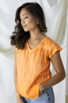 Blusa Boho Algodón Encaje efecto desteñido