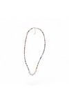 Gargantilla Samarkanda en plata de ley con perlas naturales y piedras semipreciosas multicolor. Gargantilla Samarkanda en plata de ley con perlas naturales y piedras semipreciosas multicolor.
