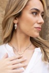 Gargantilla Samarkanda en plata de ley con perlas naturales y piedras semipreciosas multicolor. Gargantilla Samarkanda en plata de ley con perlas naturales y piedras semipreciosas multicolor.