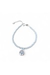 Pulsera en plata de ley con bolitas de perla y colgante Árbol de la Vida, símbolo de fuerza y crecimiento. Pulsera en plata de ley con bolitas de perla y colgante Árbol de la Vida, símbolo de fuerza y crecimiento.
