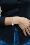 Pulsera Cauri en Plata de Ley con Circonitas Pulsera Cauri en Plata de Ley con Circonitas