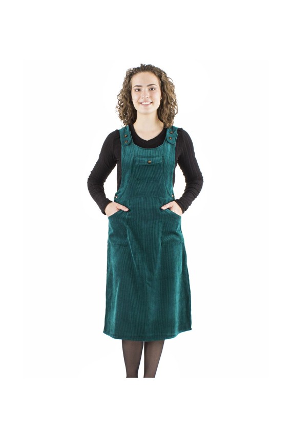 Vestido Peto pana aterciopelado