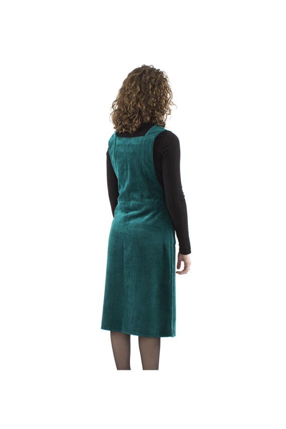 Vestido Peto pana aterciopelado