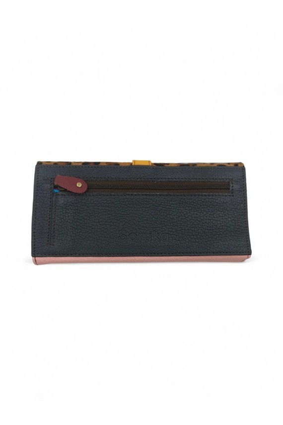 Cartera Half Moon animal print leopardo by Soruka