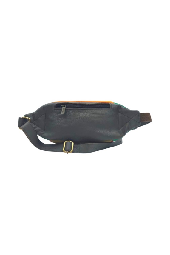 Riñonera Moon Print Cebra Verde By Soruka