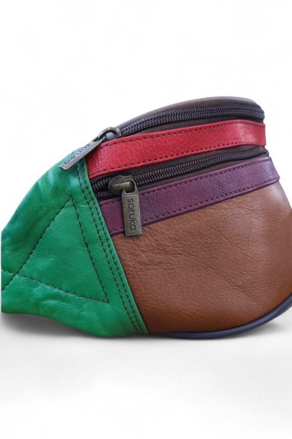 Riñonera Moon Plain Marrón By Soruka