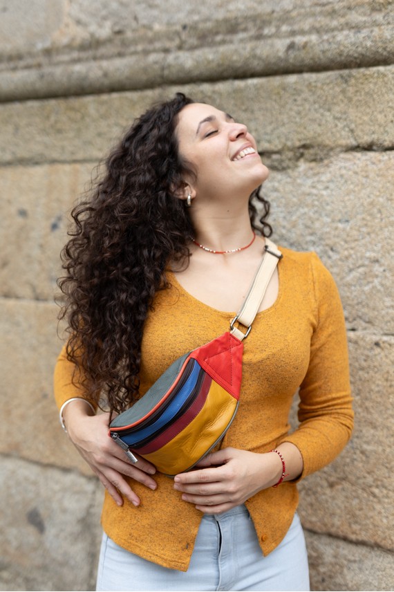 Riñonera Moon Plain Mostaza By Soruka