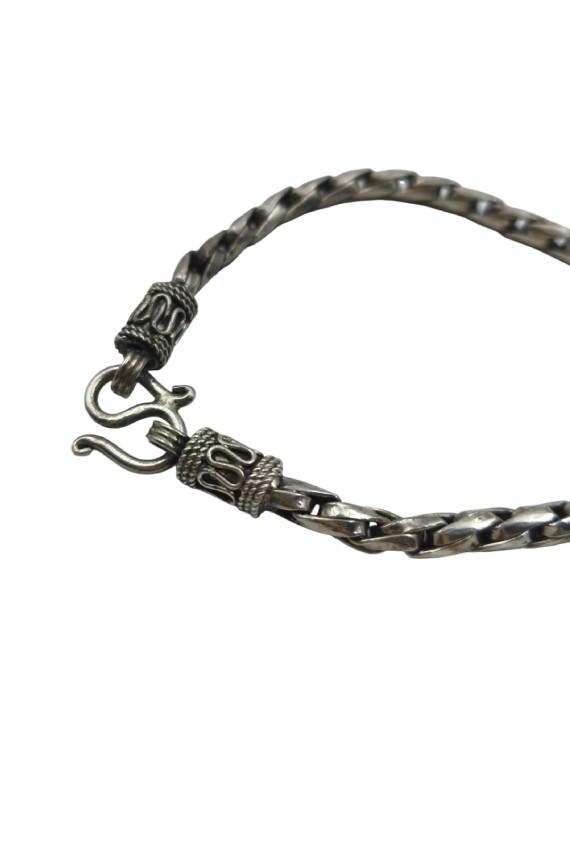 Pulsera Plata cordón Bali