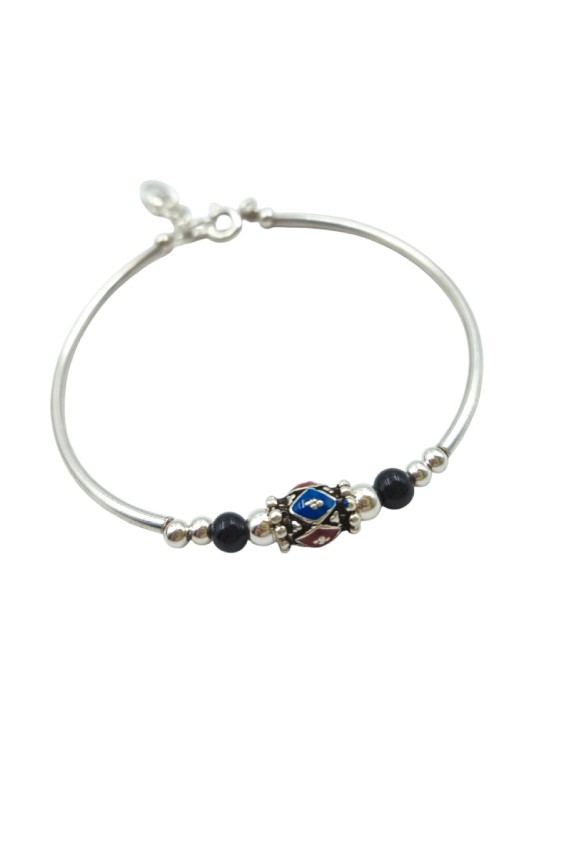Pulsera Plata Charm Labrado A