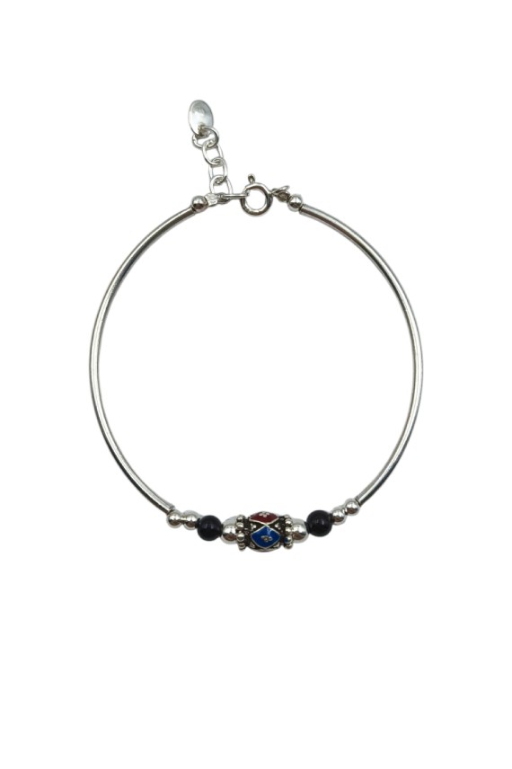 Pulsera Plata Charm Labrado A