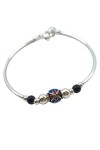 Pulsera Plata Charm Labrado B