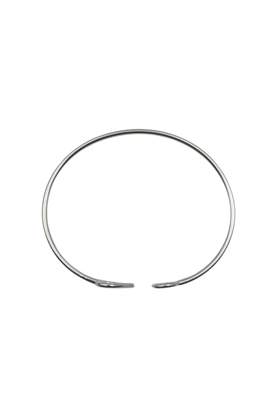 Pulsera Plata Rígida Corazón