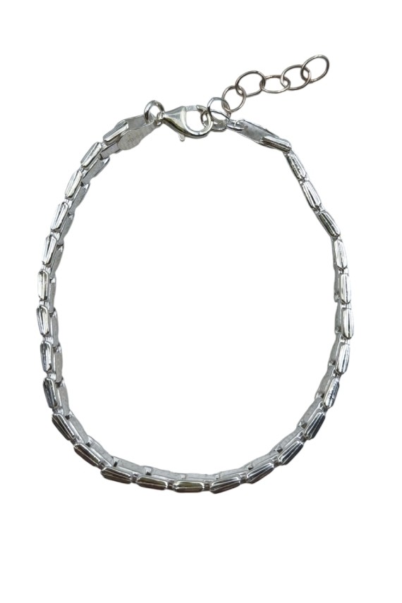 Pulsera Plata Eslabones Ananya