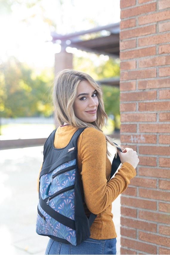 Mochila algodón patchwork Flory