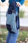 Mochila y Bolso Algodón jeans Flory