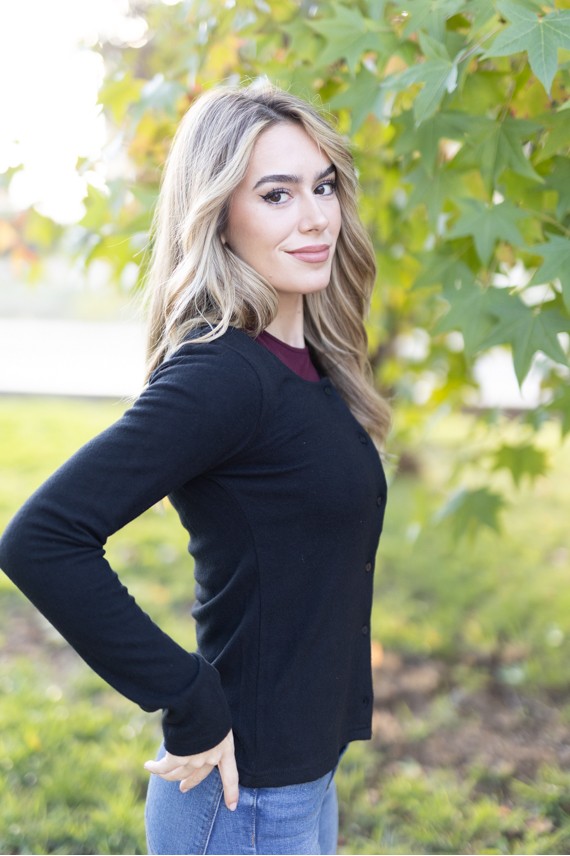 Chaqueta Punto fino Básica