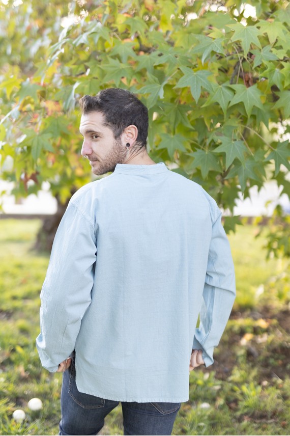 Camisa Bruchiamo Algodón Manga Larga