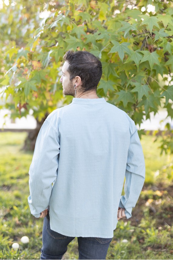 Camisa Bruchiamo Algodón Manga Larga