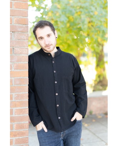 Camisa Bruchiamo Algodón Manga Larga
