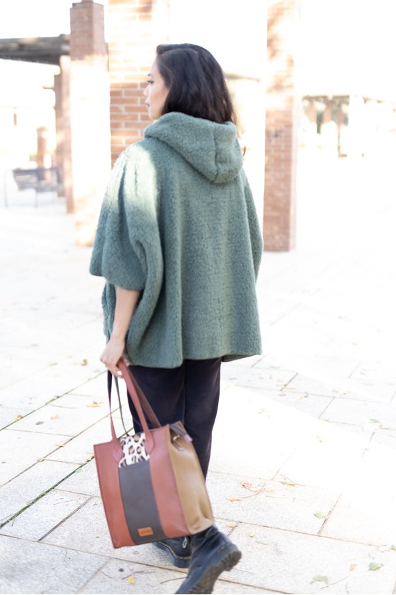 Bolso Giselle Shoulder Reversible by Soruka Marrón & Verde