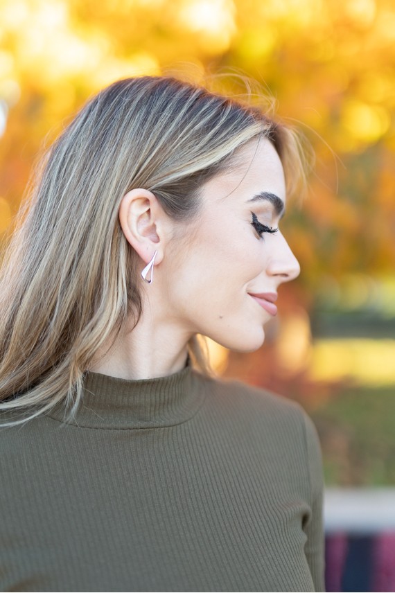 Pendientes Plata Bohemia Diseño Orgánico