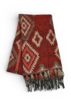 Pashmina Estampado Geométrico Flecos