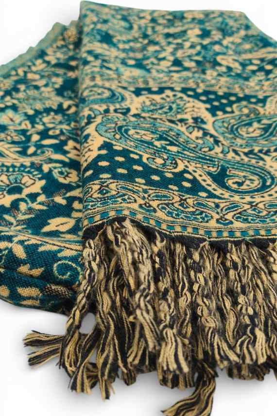 Pashmina  Jacquart Cachemir Flecos