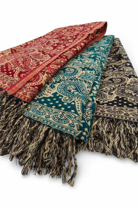 Pashmina  Jacquart Cachemir Flecos