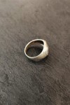 Anillo unisex de Plata de Ley con símbolo del ojo protector y acabado artesanal envejecido