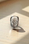 Anillo abierto Plata Espiral de la Vida